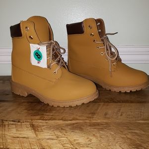 Charlotte Russe Vegan Leather Boots 8